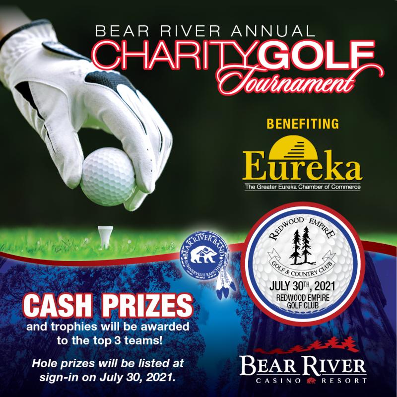 Eureka Chamber of Commerce Bear River Annual Golf Tournament Sponsors